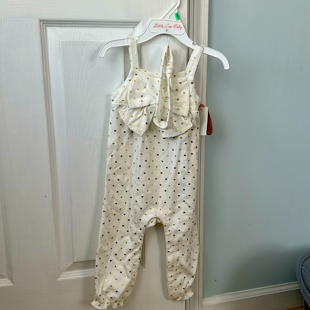 Adorable one piece with headband